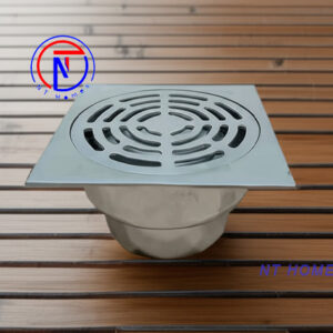 Phễu thu sàn Inox 304 Kiểu D3