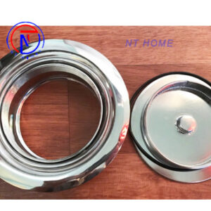 Thông tắc sàn Inox 304. Ống D110. Kiểu O2 Mặt tròn