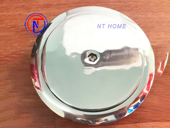 Thông tắc sàn Inox 304. Ống D140. Kiểu O2 Mặt tròn
