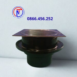 Phễu thu sàn Gang+Inox 304 Kiểu D1