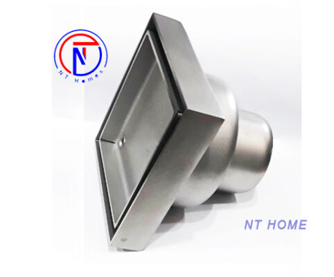 Phễu thu sàn mặt dán gạch 100x100 ống D60/D90 Kiểu D8