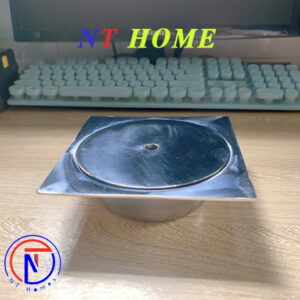 Thông tắc sàn Inox 304 Ống D49 Mặt vuông