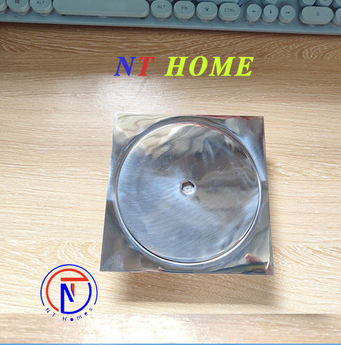 Thông tắc sàn Inox 304 Ống D60 Mặt vuông