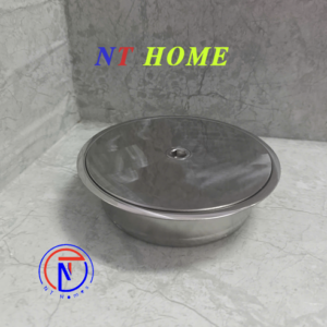 Thông tắc sàn Inox 304. Ống D75. Kiểu O2 Mặt tròn