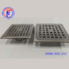 Phễu thu sàn D60. Mặt 120x120. Inox 304. Không ngăn mùi. Kiểu DH..2