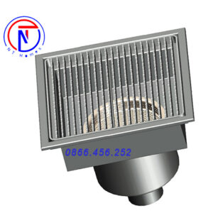 Phễu thoát nước công nghiệp Inox 304 Kiểu DT
