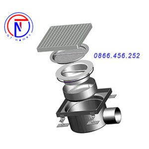 Phễu thoát nước ngang Inox 304 Kiểu E1