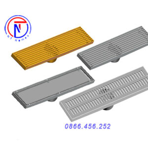Phễu thu sàn Inox 304 loại dài Kiểu G9..1