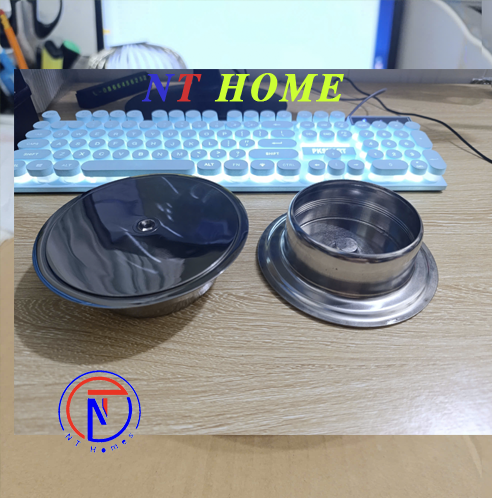 Thông tắc sàn Inox 304 Ống D49 Kiểu O2 Mặt tròn
