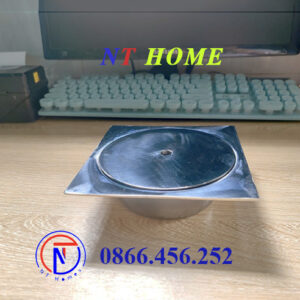 Thông Tắc Sàn Inox 304 Mặt vuông Kiểu O2..S