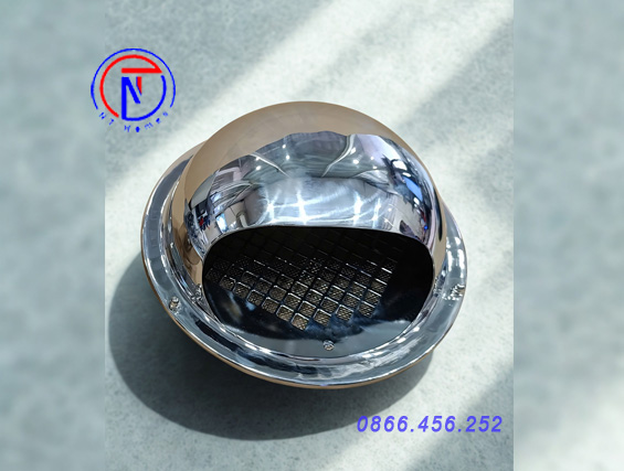 Chụp Thông gió Inox 304 DN80 Kiểu V2
